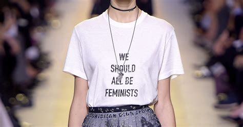 dior t shirt feminist|Dior slogans.